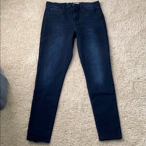 Super skinny high rise dark GAP jean size 30R